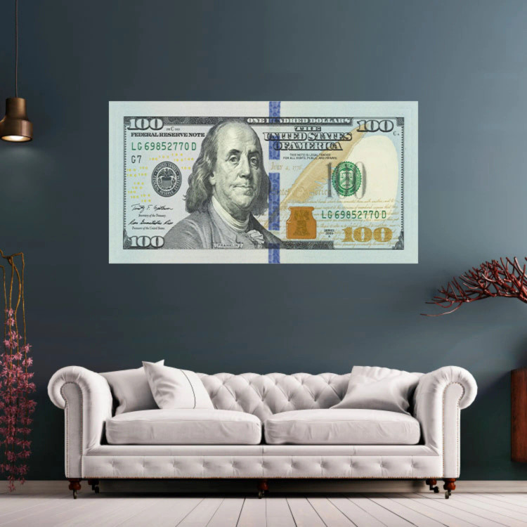 تابلو دلار ساده با کیفیت اورجینال ( 1246-rosegold )