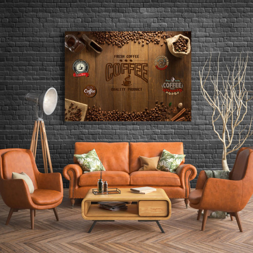 تابلو قهوه دکوراتیو ( 1155-rosegold )