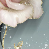 تابلو گل ( 1379-rosegold )
