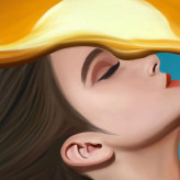 تابلو دکوراتیو ( 996-rosegold )