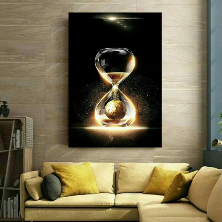 تابلو جذاب طرح ساعت عمر